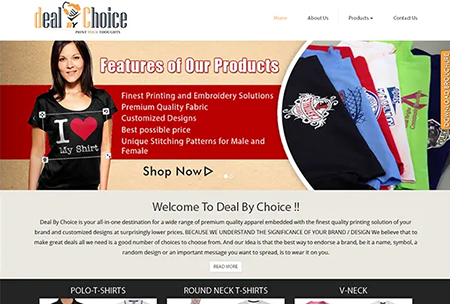Dealbychoice, Website Design UK