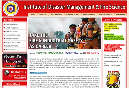 IDMFS Website Design Chandigarh, India