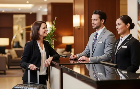 Hotel analytics dashboard illustrating organic traffic growth and direct reservations