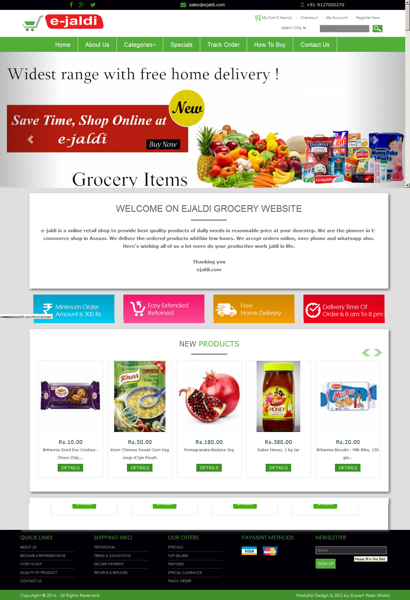 website designing samples