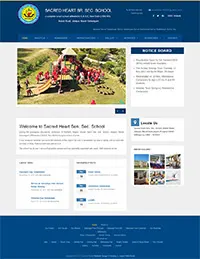 sacred heart sr sec school website design Jalalpur, Mandi Gobindgarh