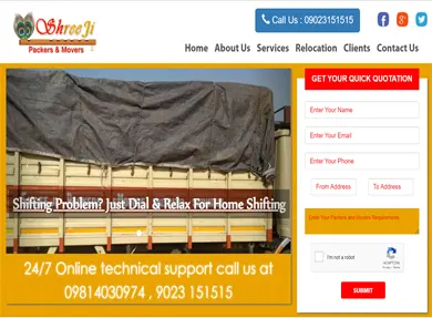 shreeji packers and movers top service provider in relocation and transport